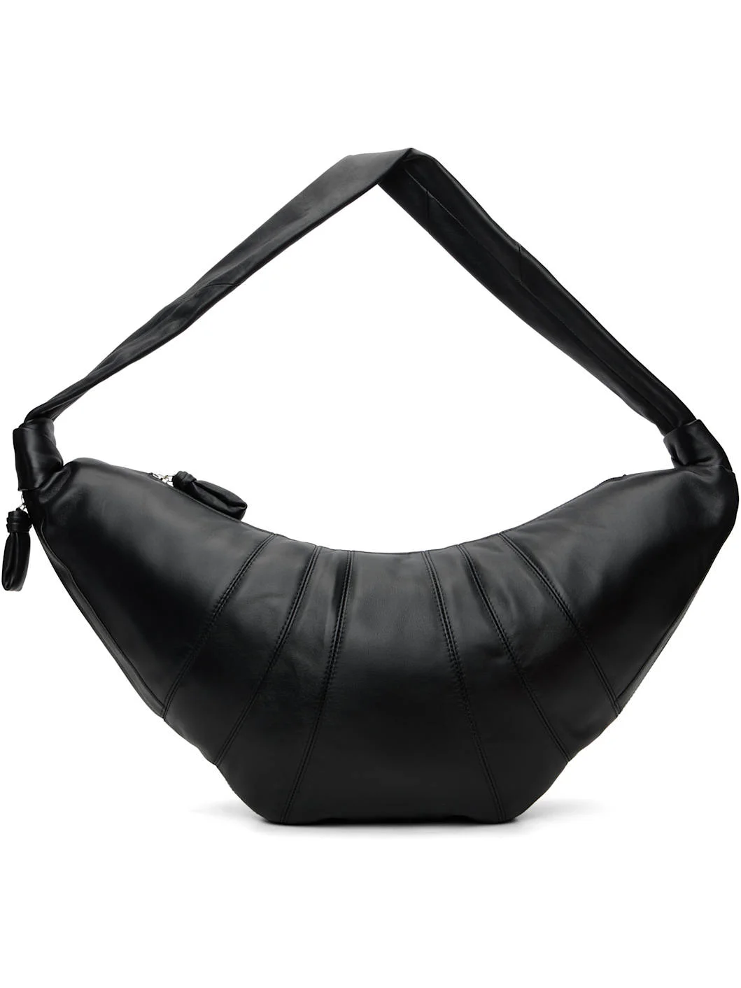 Black Large Croissant Bag - 1
