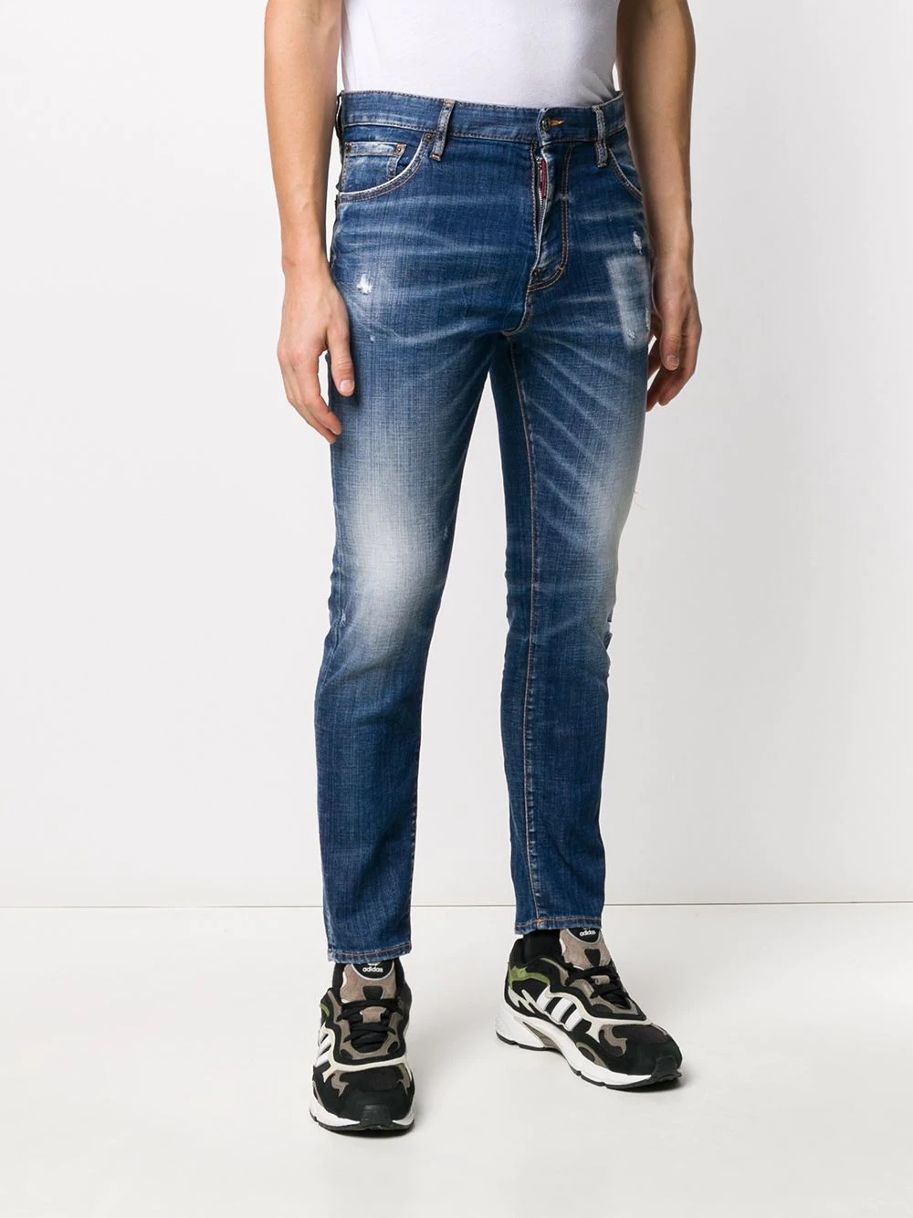 straight-leg boot cut jeans - 3