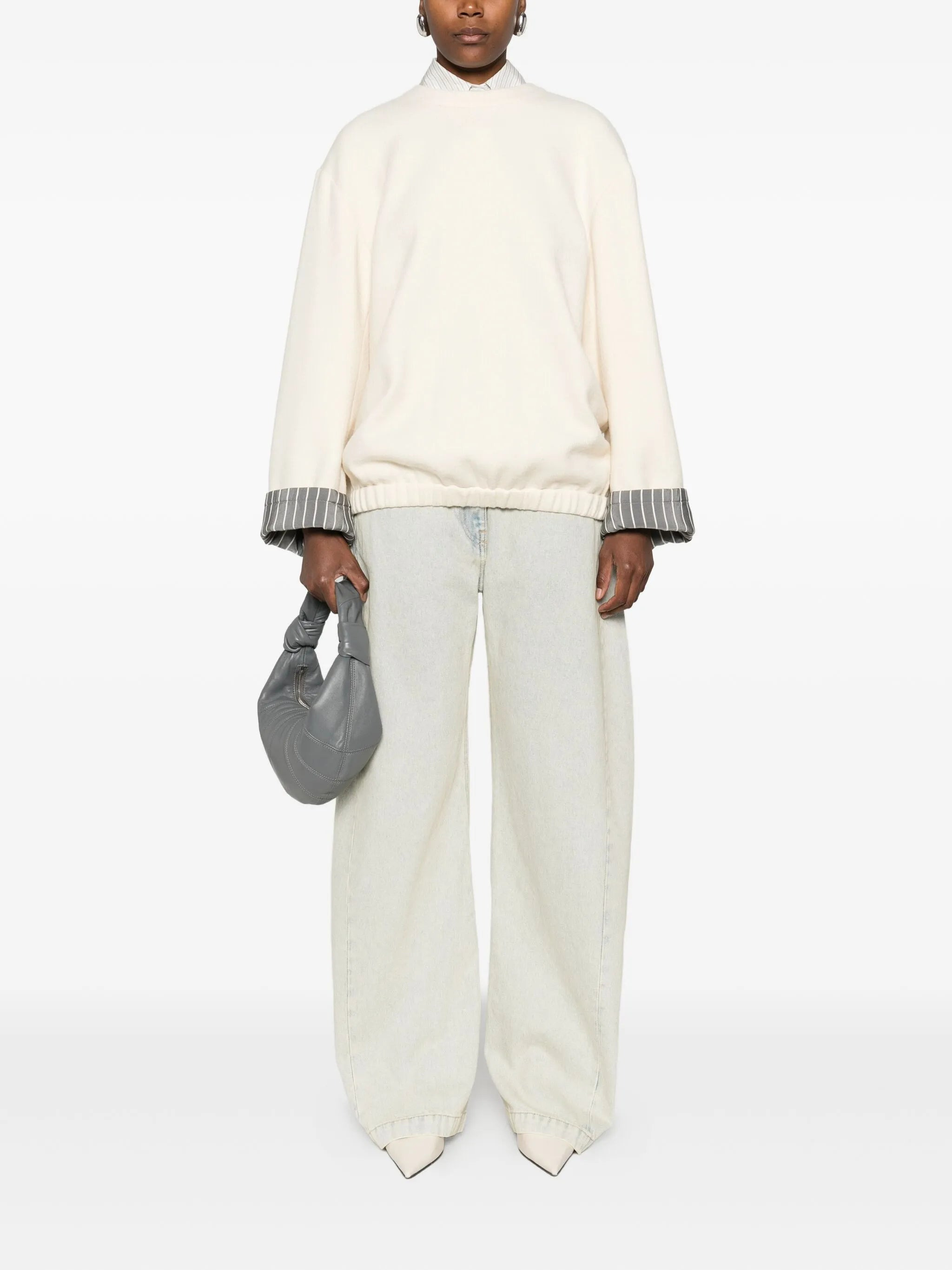 Carven Drop-shoulder Sweatshirt - 4