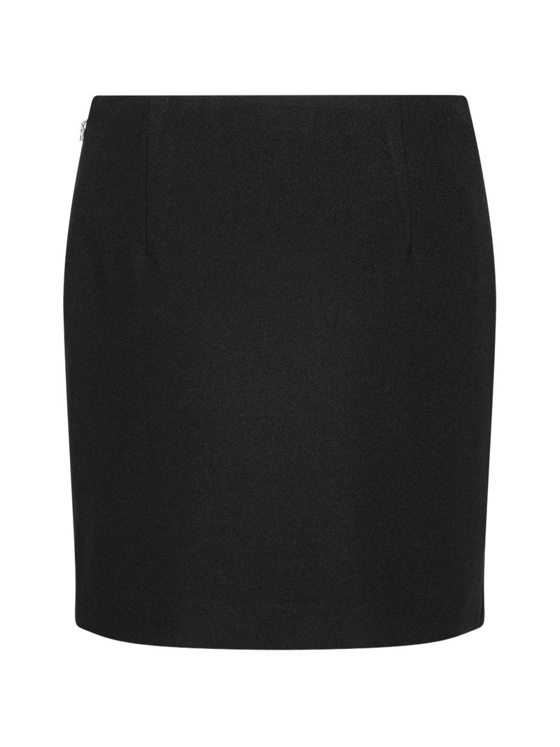 crepe flower mini skirt 6