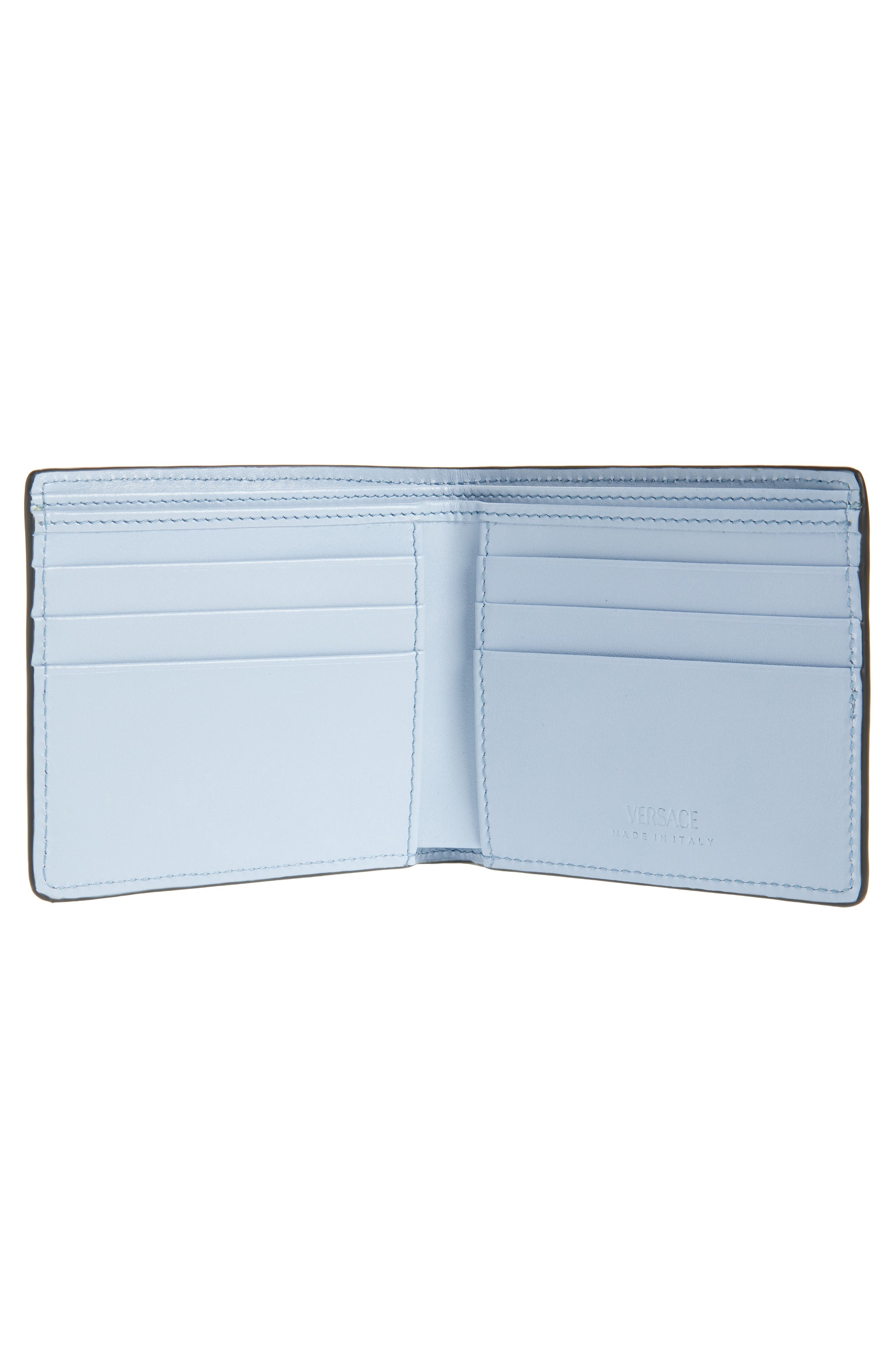 Versace Myth Leather Bifold Wallet in Black-Versace Gold at Nordstrom - 2