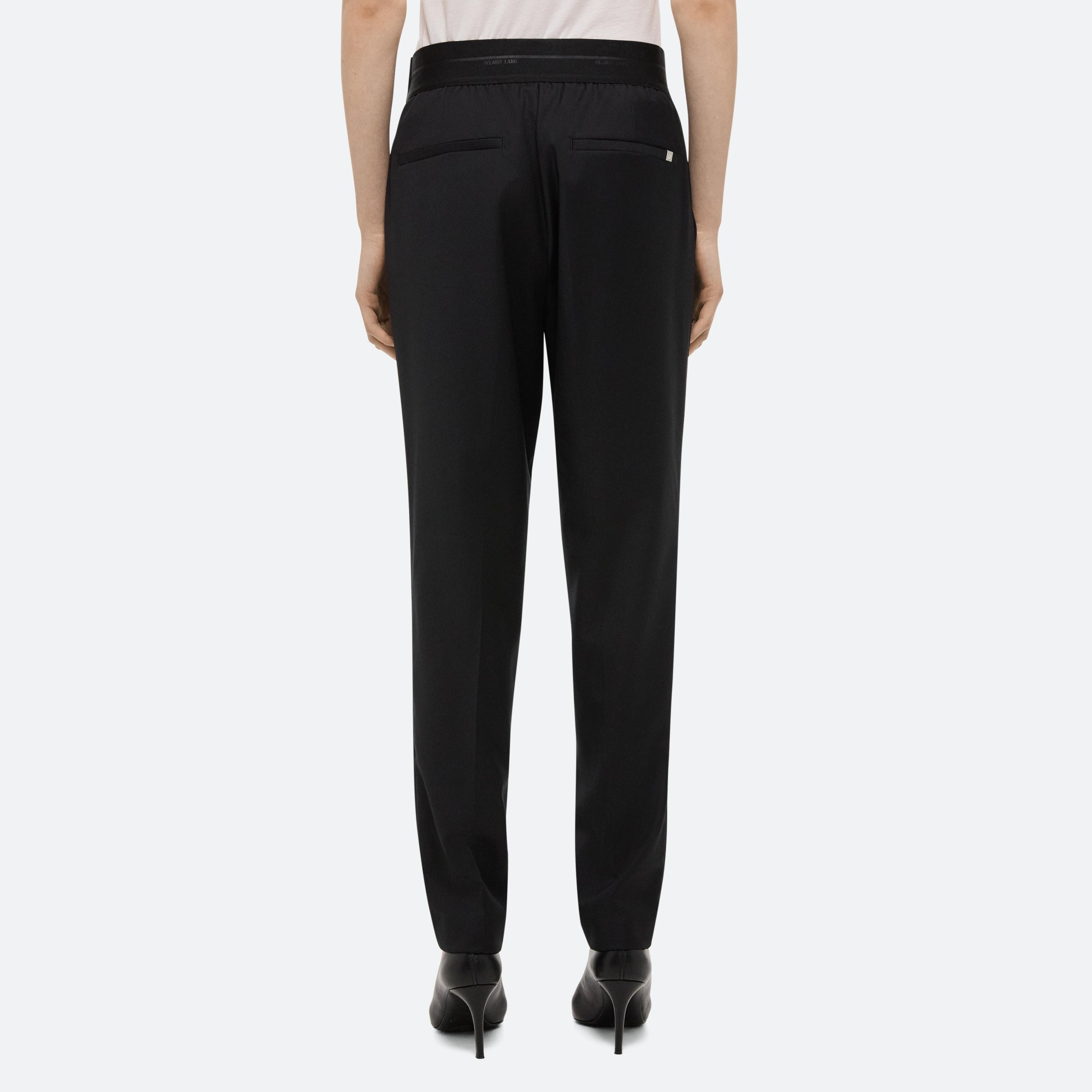 TAPERED WOOL TROUSERS - 6