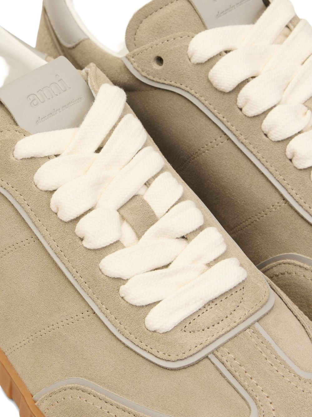 Step leather low-top sneakers - 6