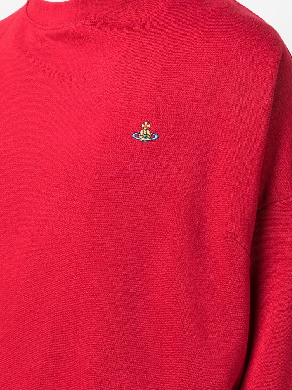 Orb-logo crew neck jumper - 5