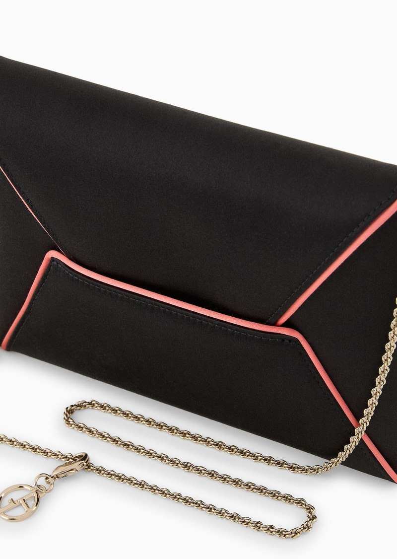 Small satin clutch bag 5