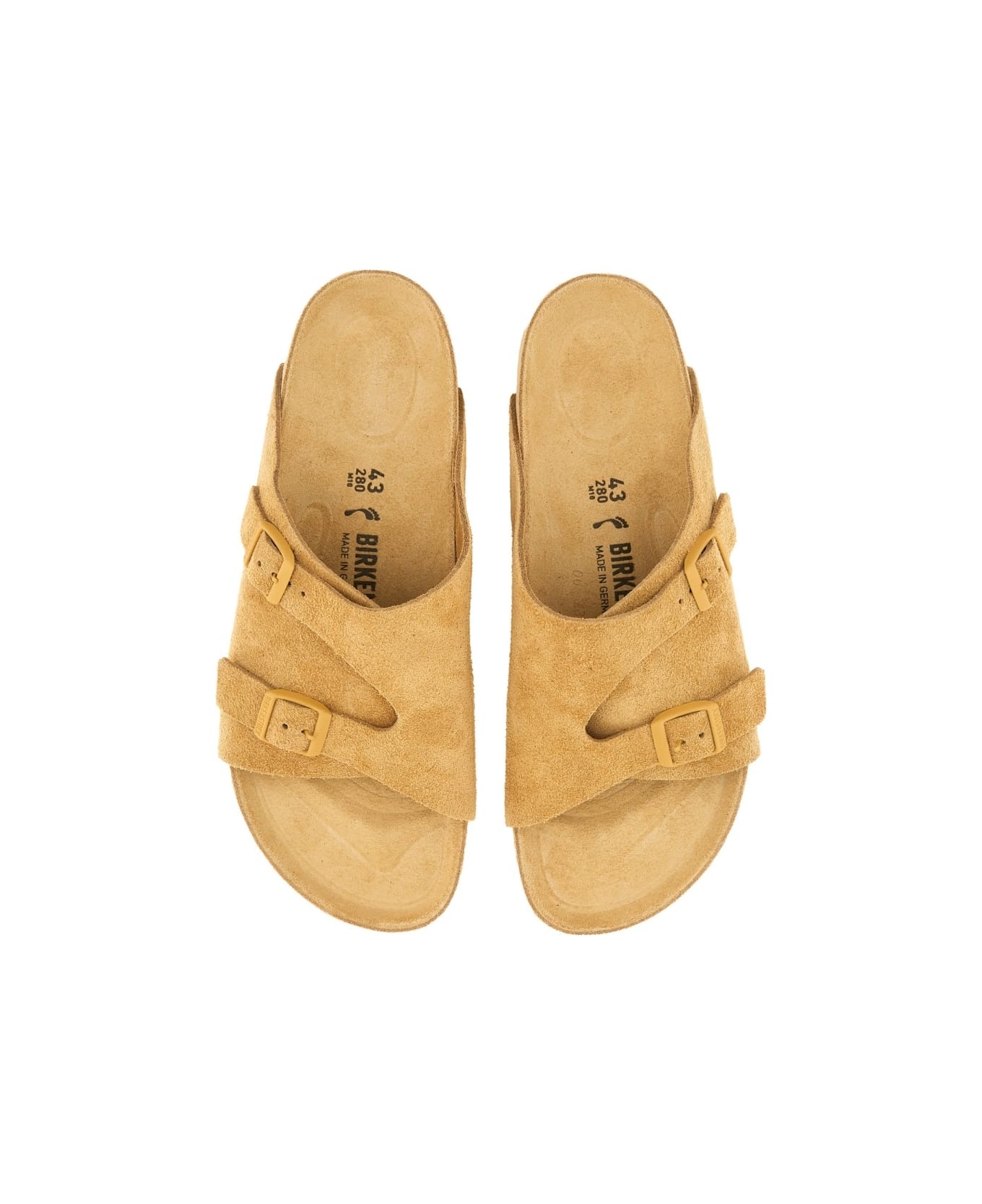 Beige Suede Zã¼rich Slippers - 2