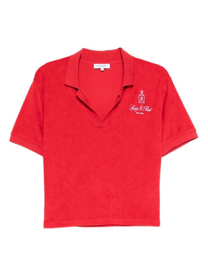 Vendome Terry polo top 1