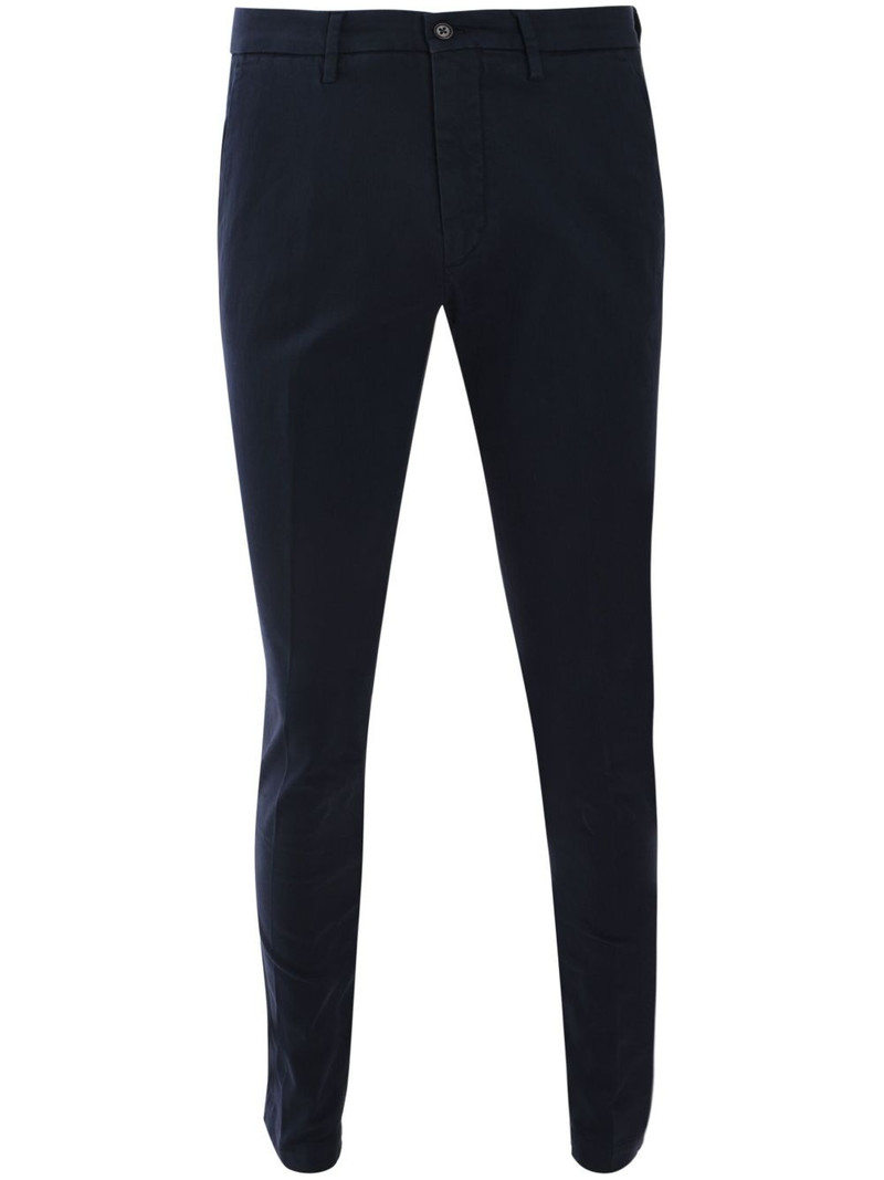 slim-cut tailored trousers 1