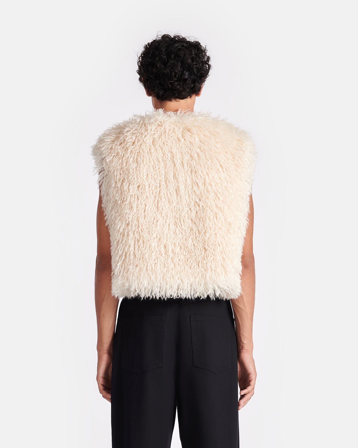 Faux Racka Fur Vest - 5