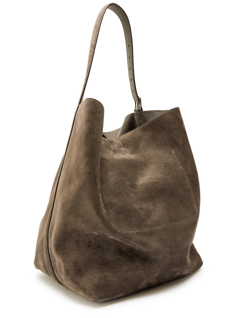 Toteme Belted Suede Tote - 2