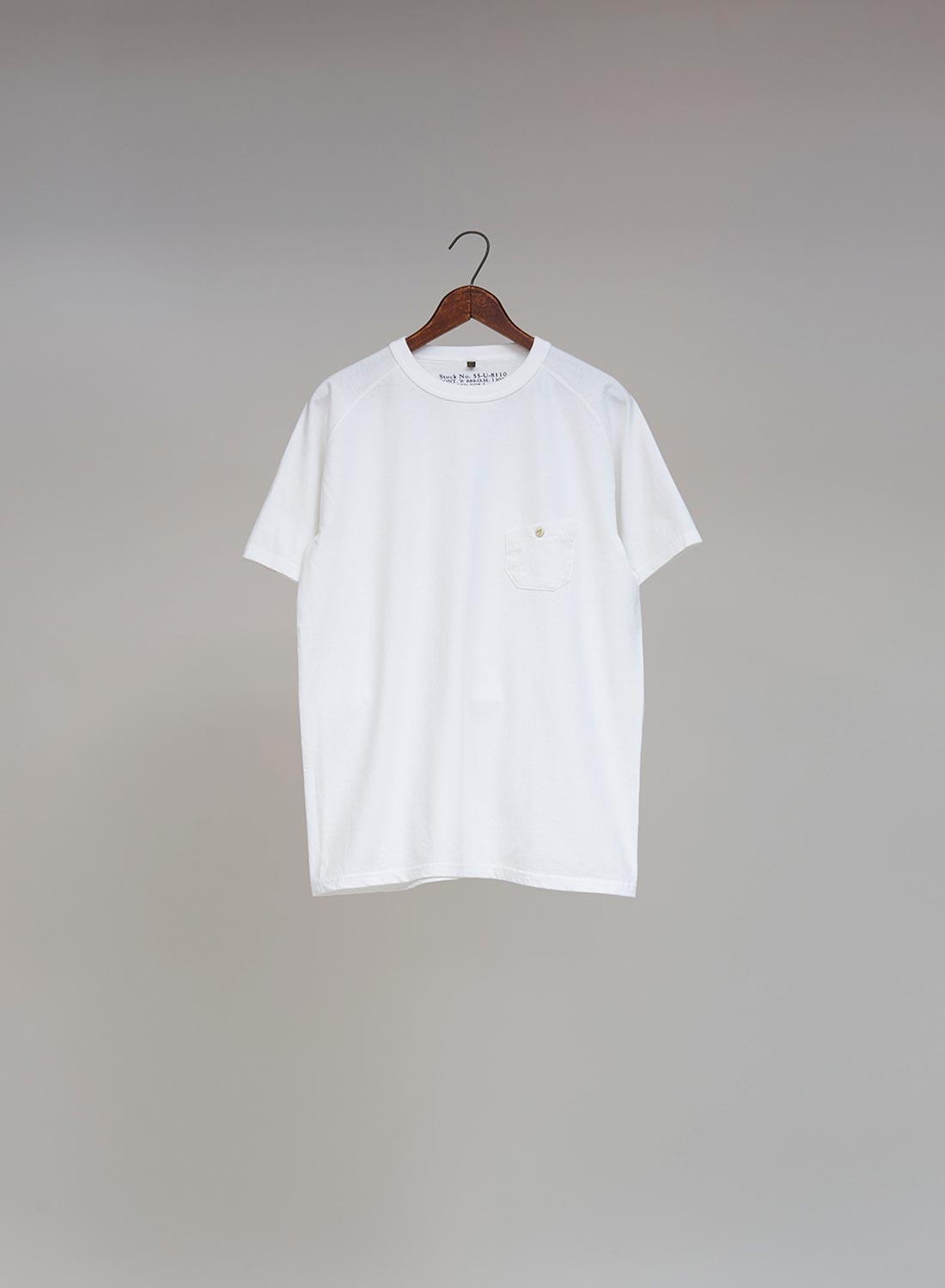 5.6oz Basic T-Shirt in White - 1