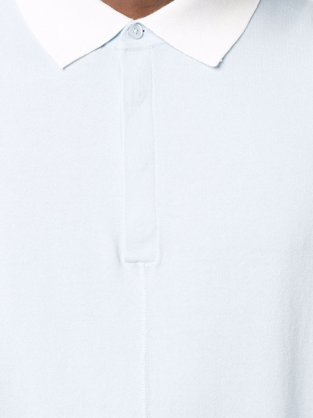 Contrast-Collar polo shirt - 5