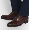 Edgar Whole-Cut Polished-Leather Brogues - 13