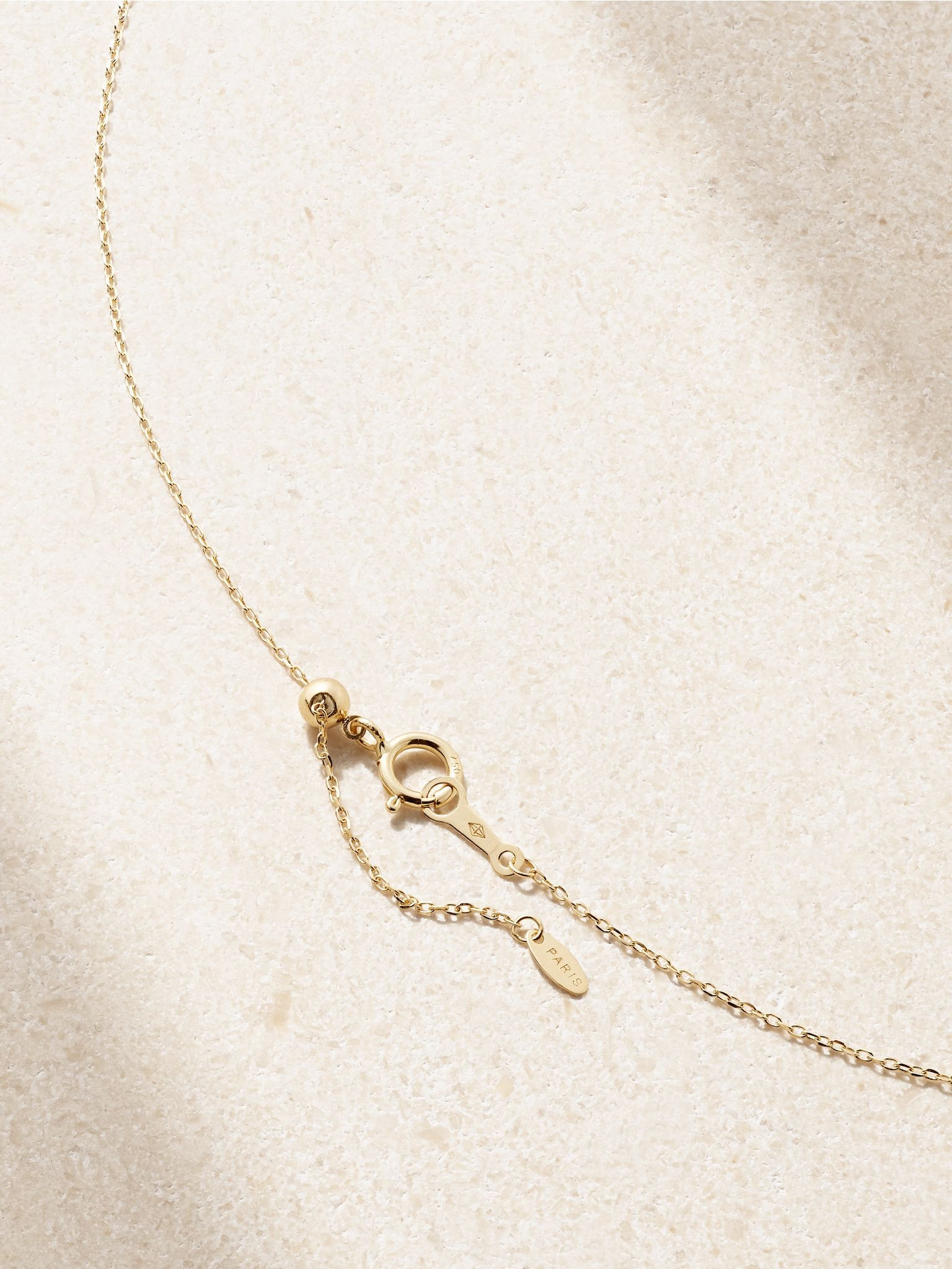 18-karat gold diamond necklace Gold - 3