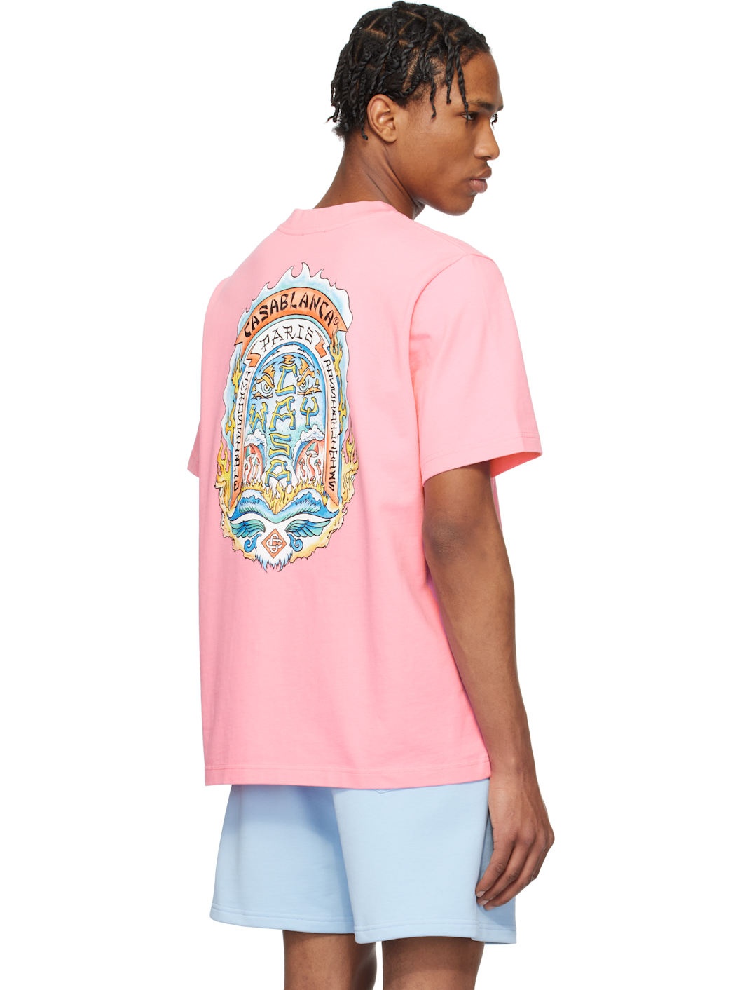 Pink Casa Way Skate T-shirt - 3