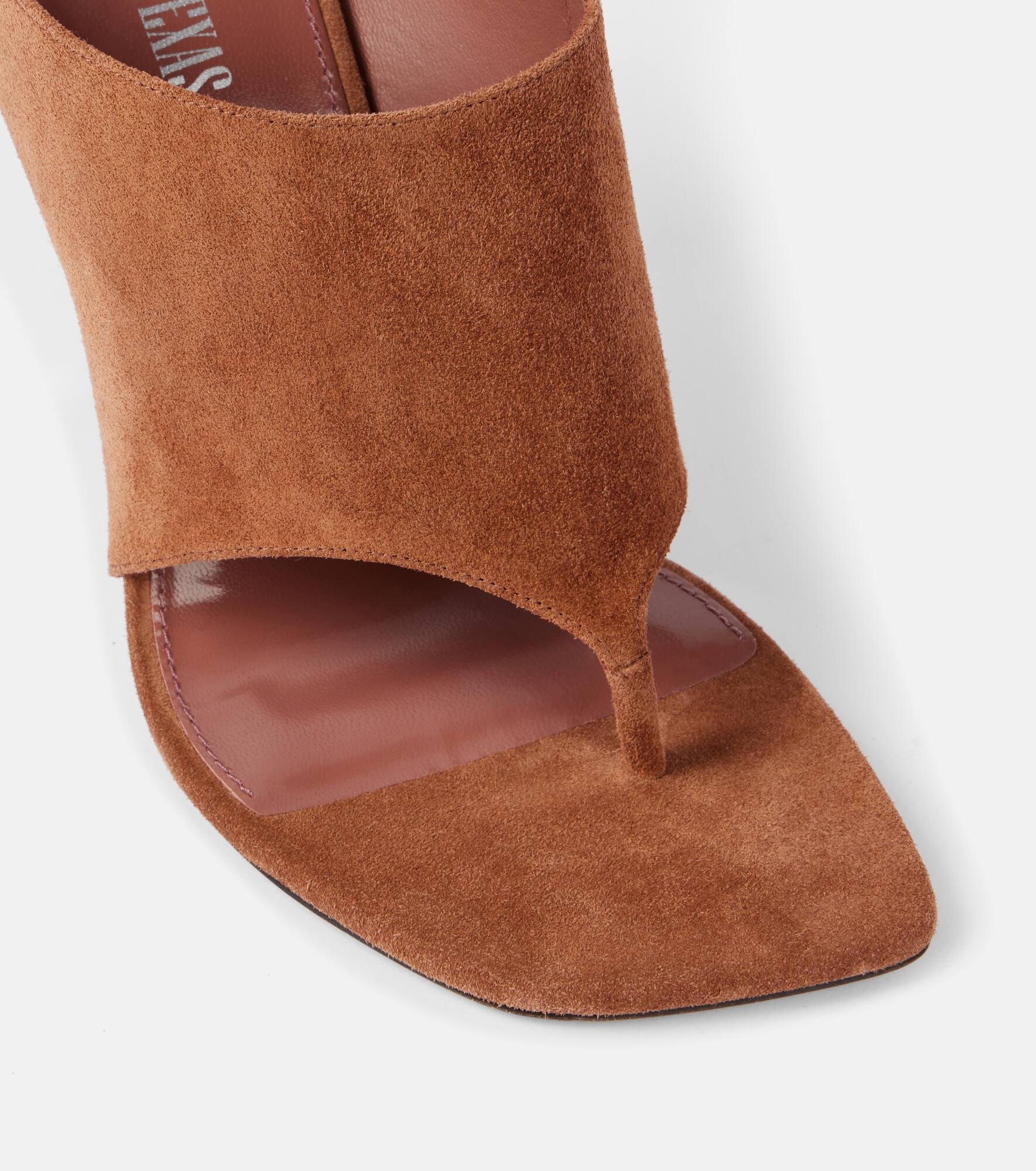 Lorena 100 suede thong sandals - 5