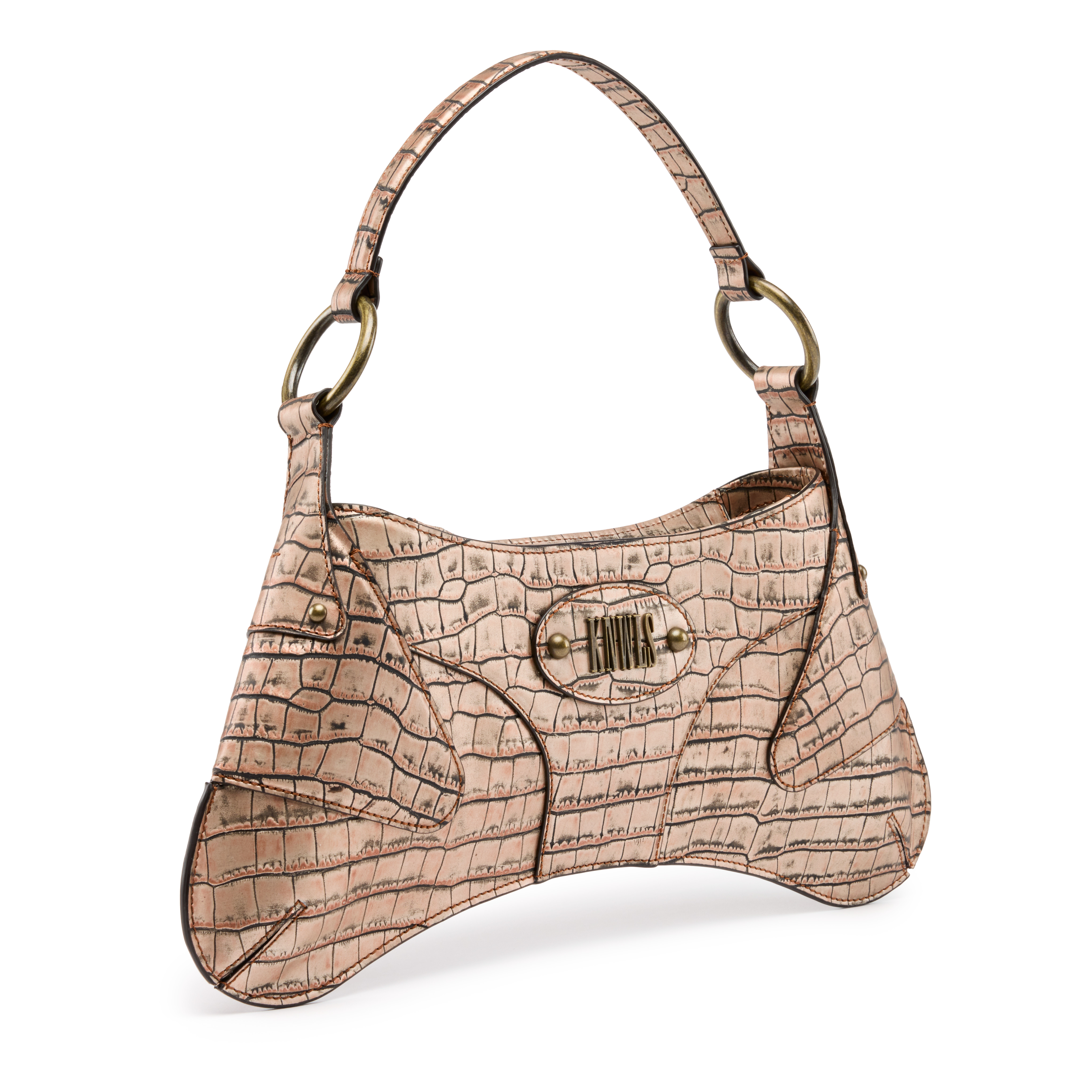 Razr Croc Top Handle Bag - 2