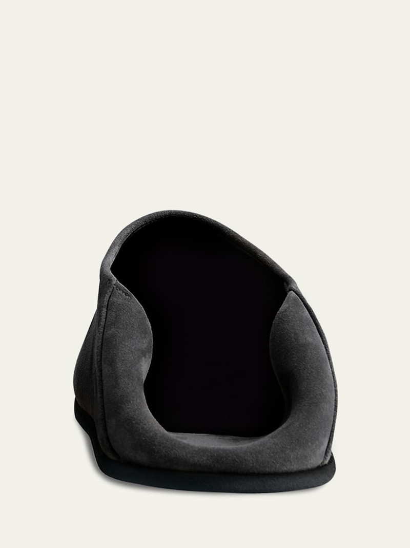 CHRISTEN Big Bootie Suede Slipper Mules outlook