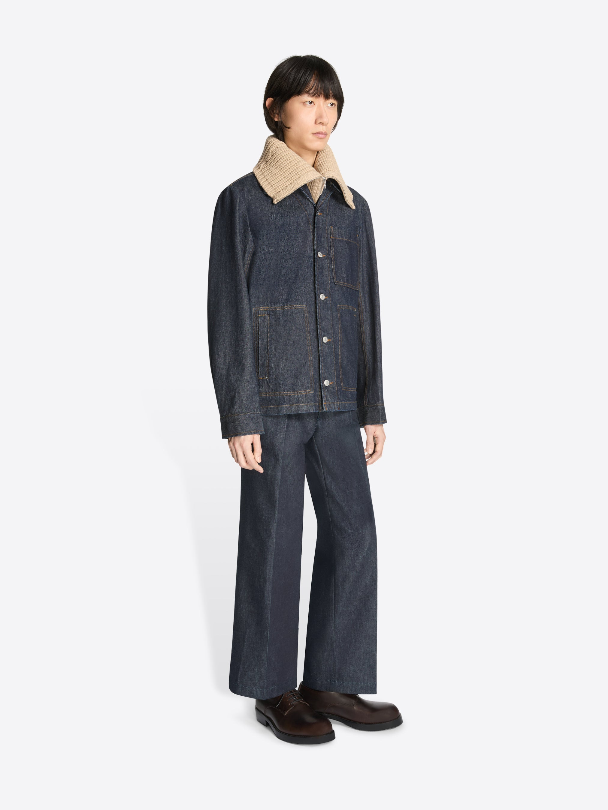 TAILORED DENIM PANTS - 3