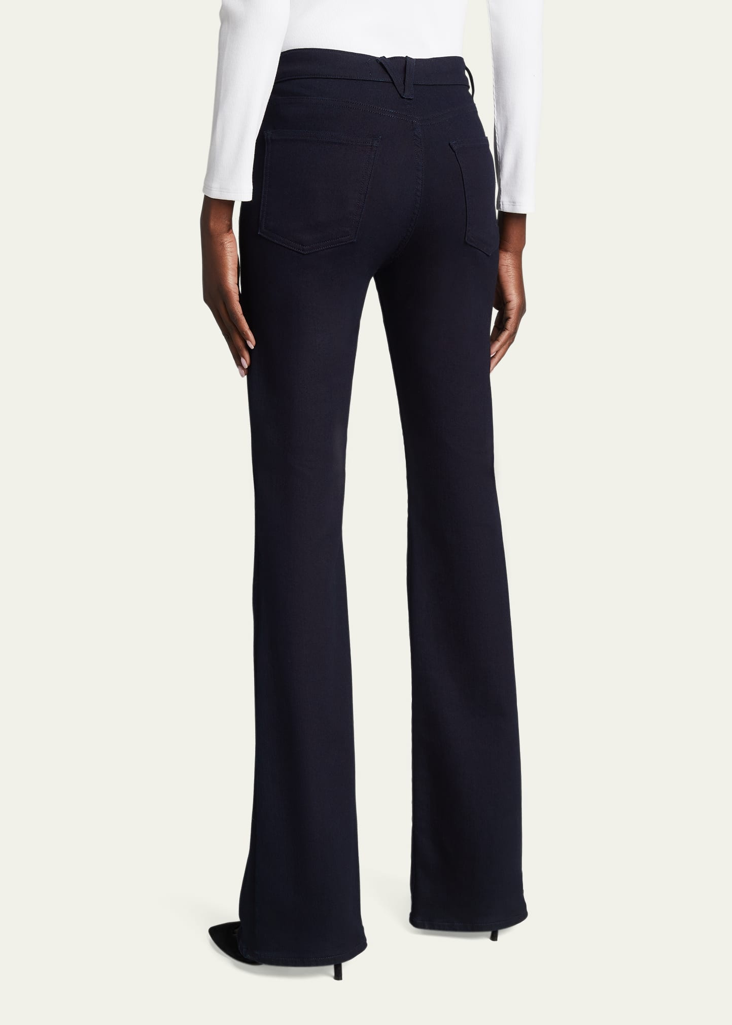 Beverly High-Rise Skinny Flare Jeans - 3