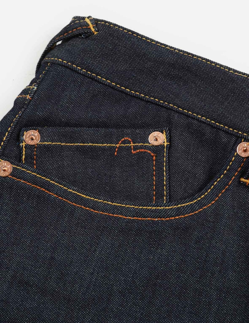 THE GREAT WAVE AND KOI SEAGULL EMBROIDERY RELAX FIT DENIM SHORTS 8