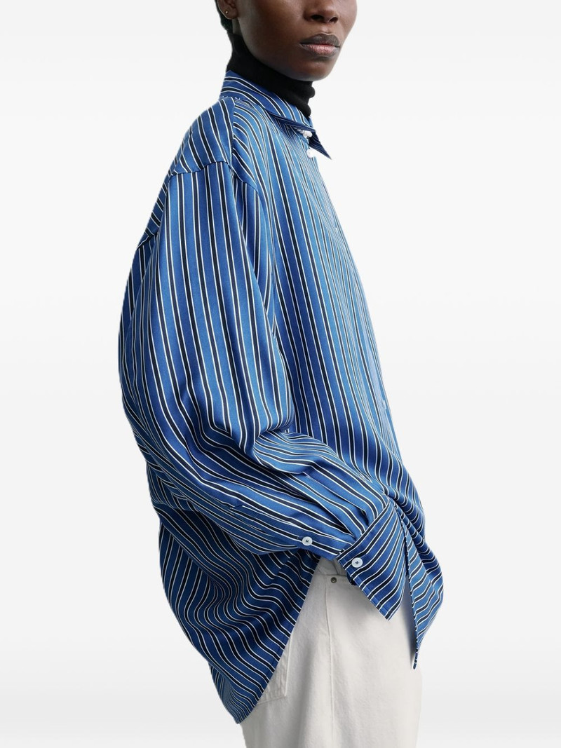 TOTEME striped-pattern shirt outlook
