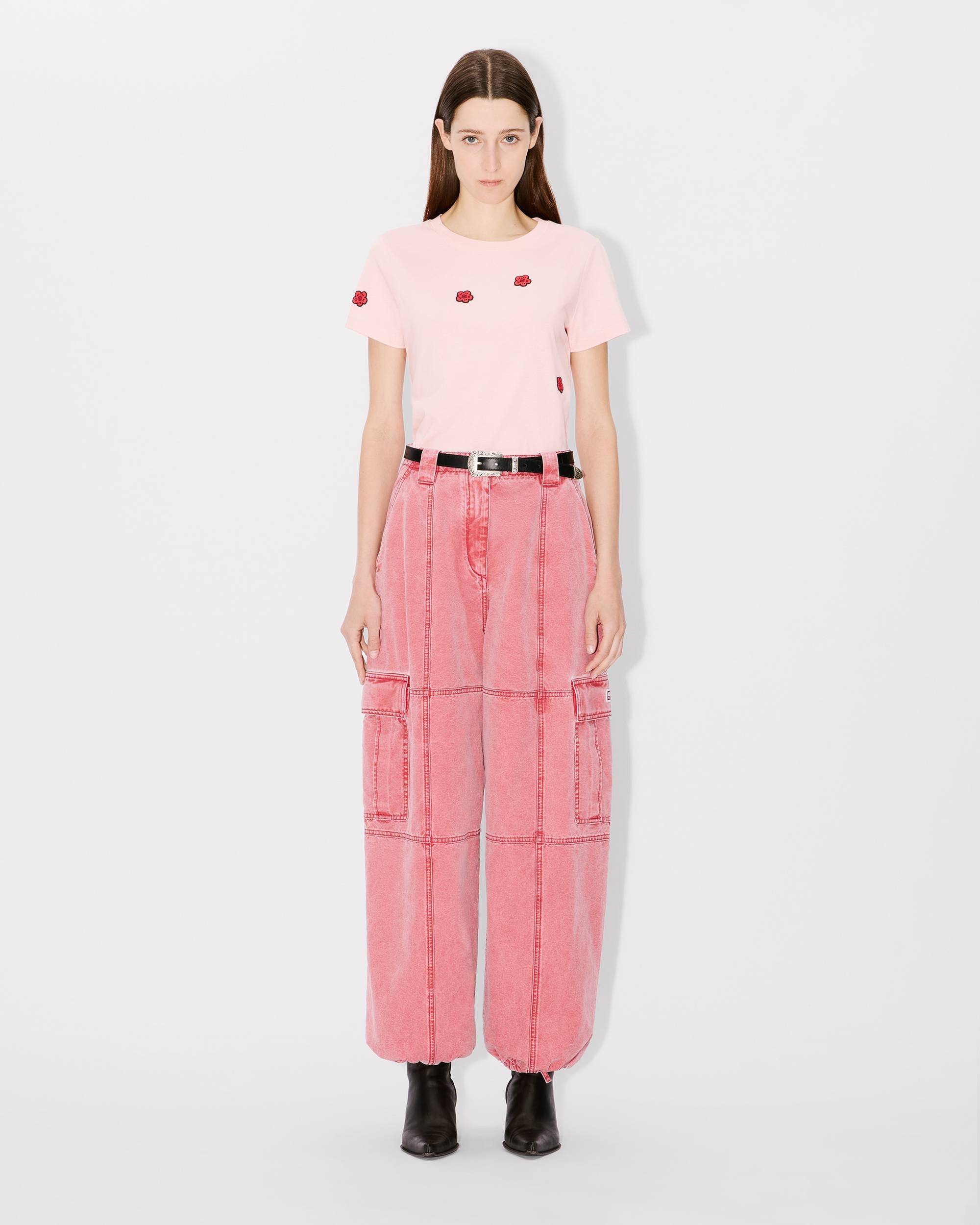 'Boke Flower' classic embroidered T-shirt - 5