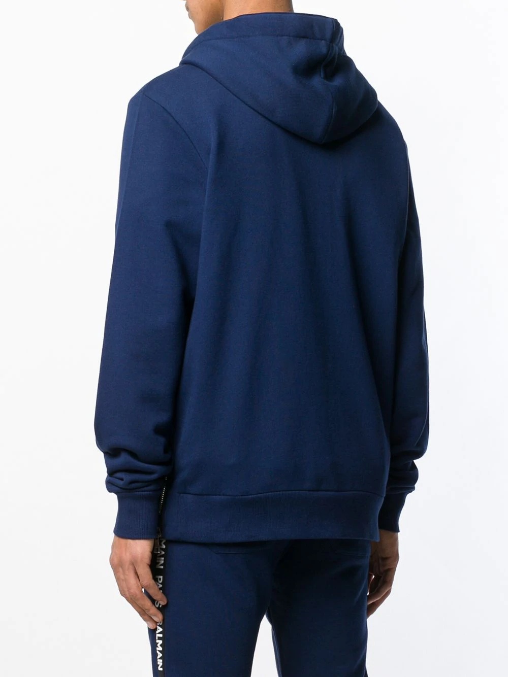 logo zipped hoodie - 4