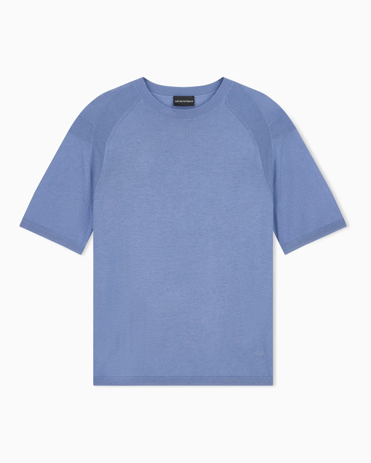 PULLOVER WITH REGULAR FIT IN LYOCELL VIRGIN WOOL AND SILK - 1