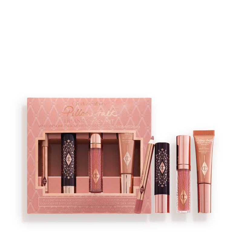 PILLOW TALK ICONIC LIP AND CHEEK KIT PILLOW TALK MEDIUM 1