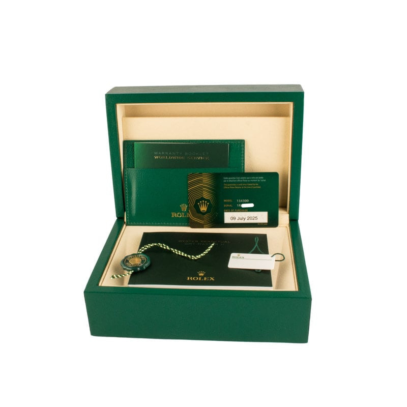 Rolex Oyster Perpetual 41 Ref 134300 Med Blue Dial - 4