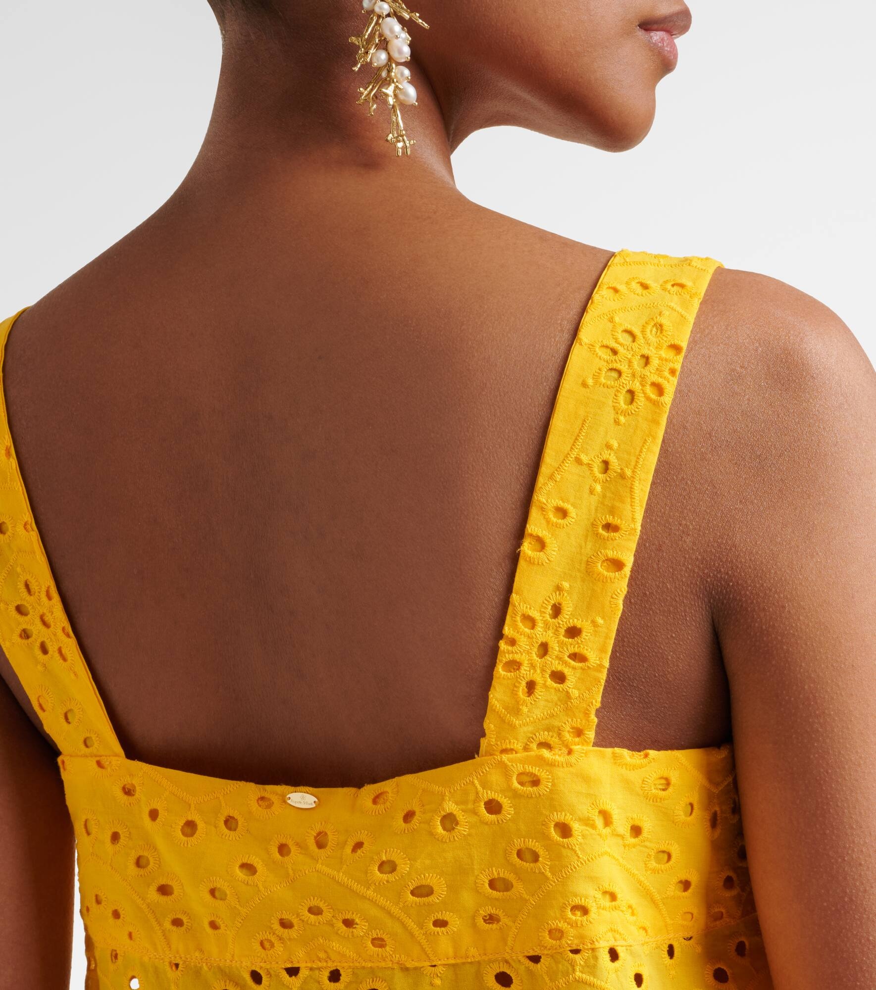 Noa broderie anglaise cotton top - 5