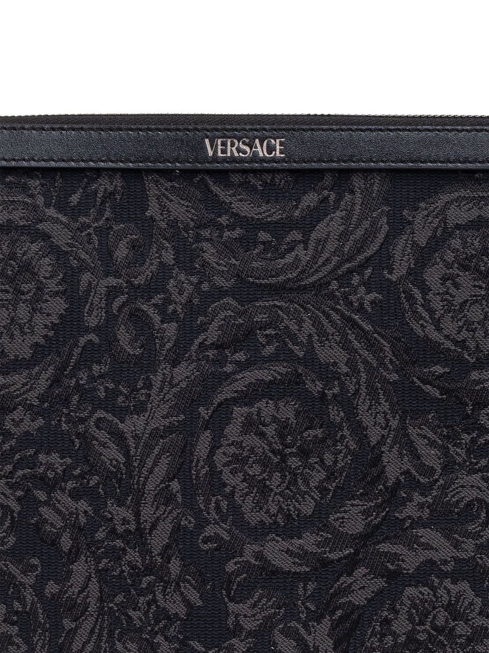 Barocco-jacquard clutch bag - 5