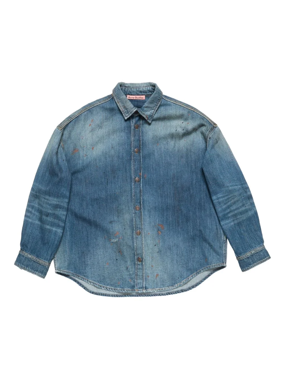 Acne Studios Men Denim Cotton Shirt - 1