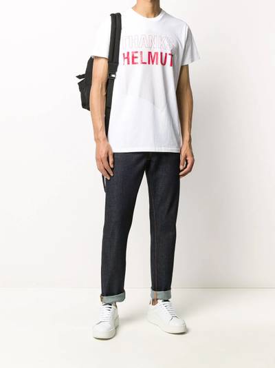 Helmut Lang graphic print short sleeve T-shirt outlook