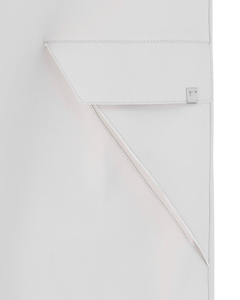 CARGO POCKET LEATHER PANT 11