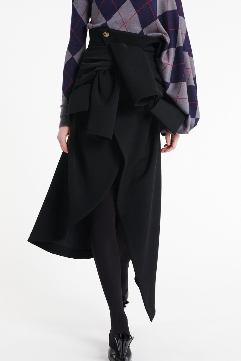 A.W.A.K.E. MODE SHIRT SKIRT BLACK outlook