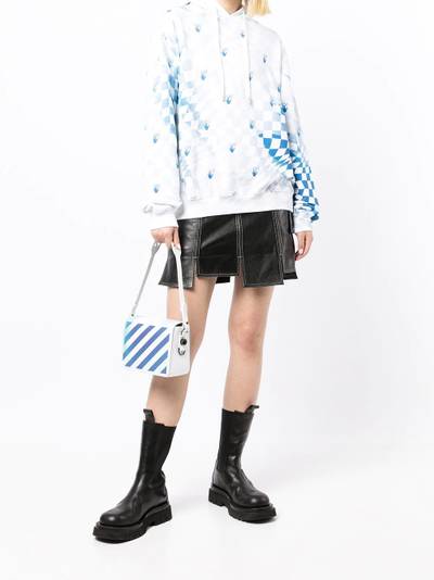 Off-White Binder-Clip striped shoulder bag outlook