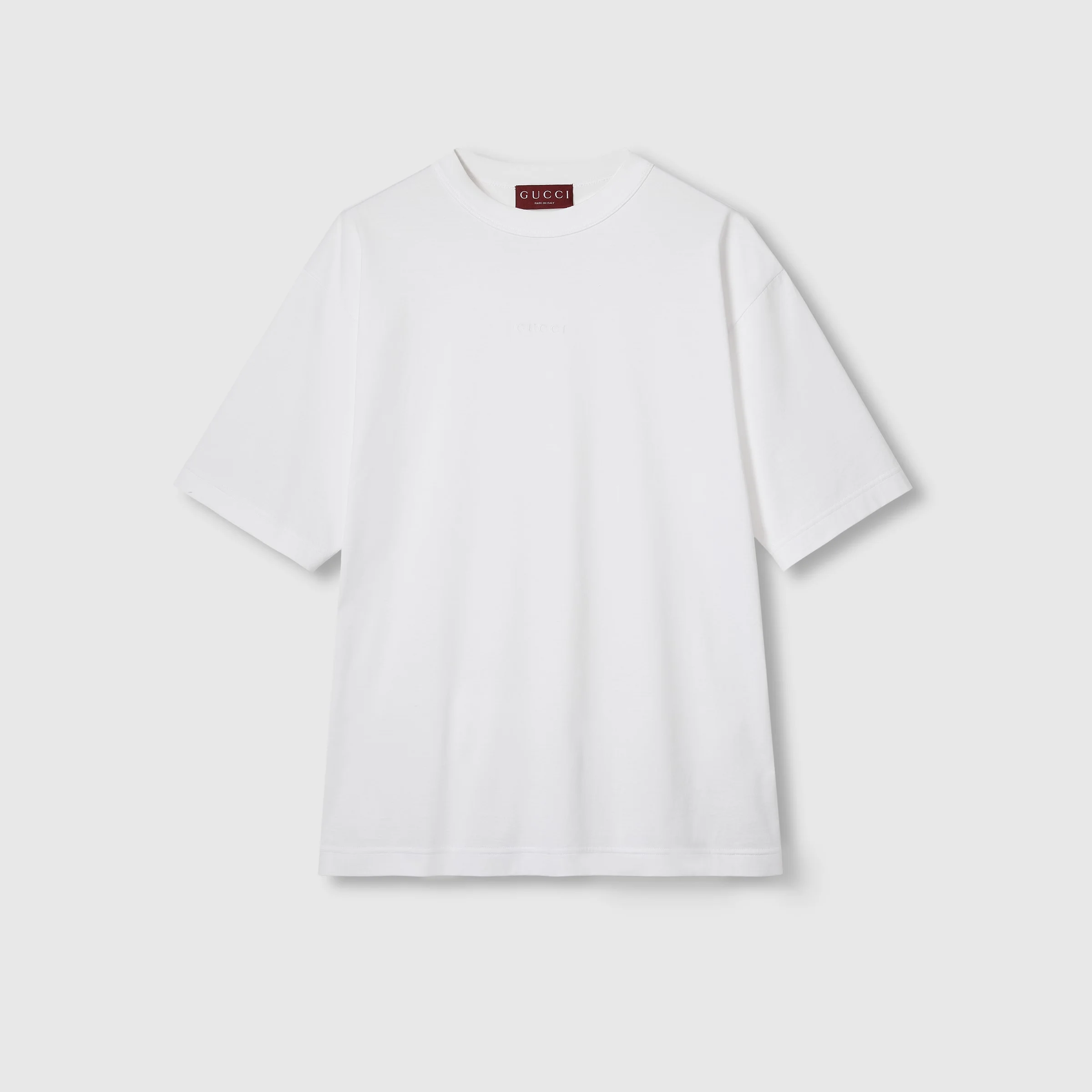 Cotton jersey T-shirt with embroidery - 1