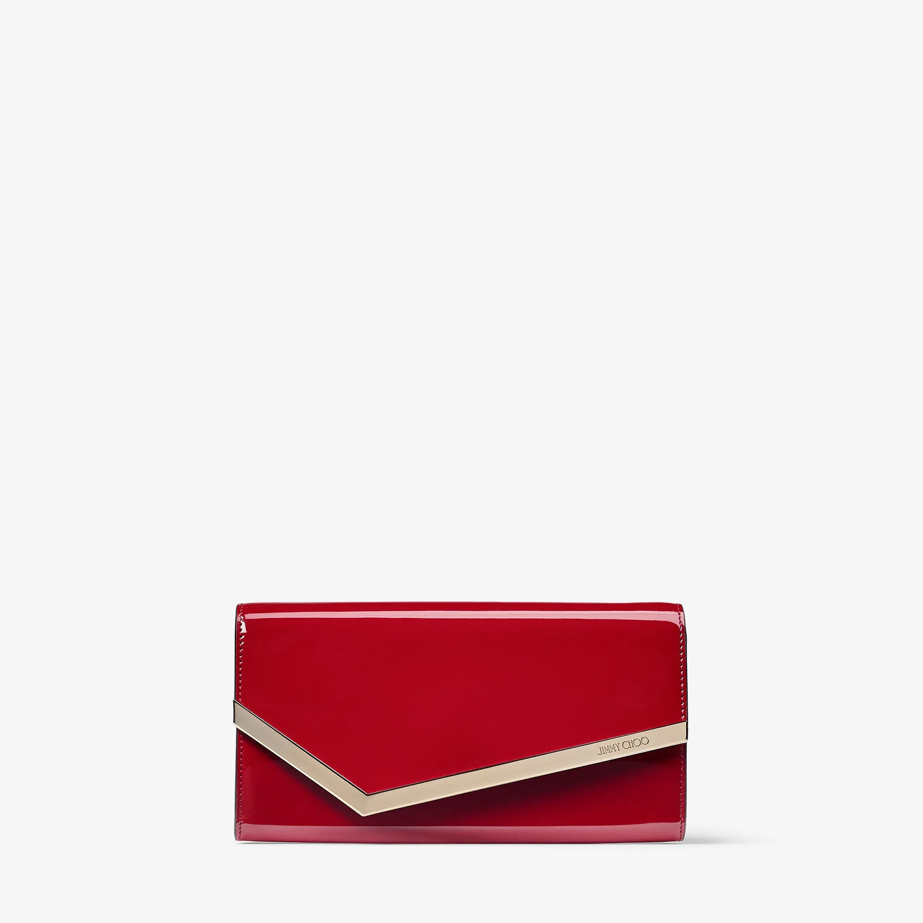 Emmie
Ruby Red Patent Leather Clutch Bag - 1