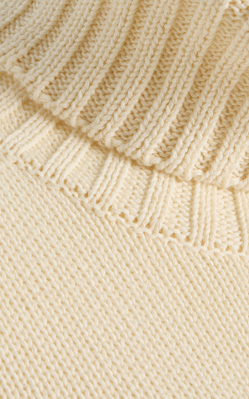 Nautical Knitted Cotton Sweater ivory 5