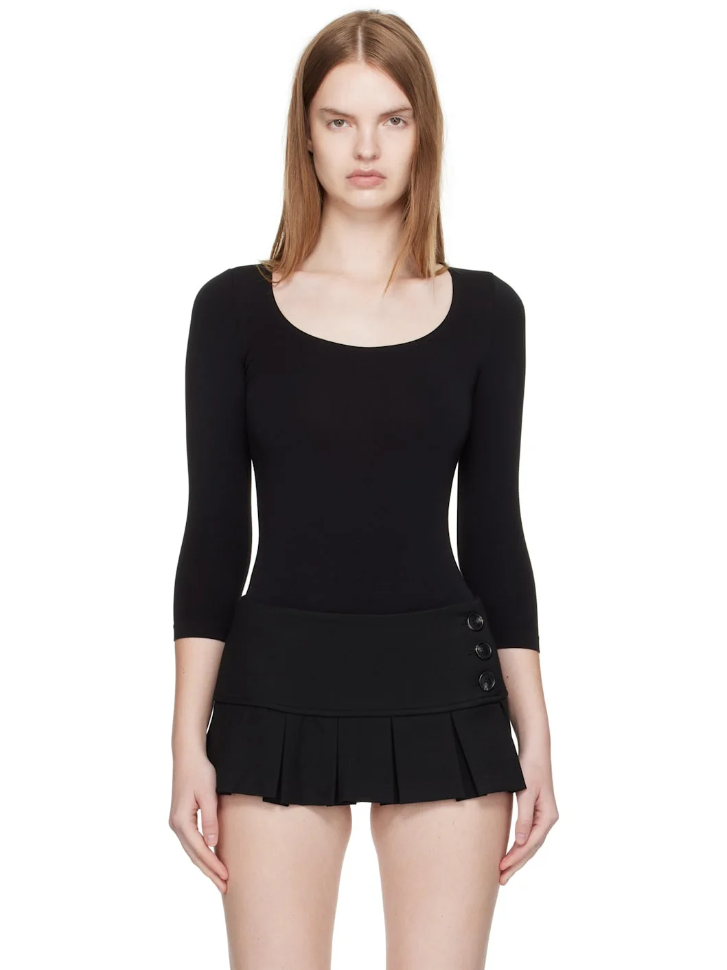 Black Tokio String Bodysuit - 1