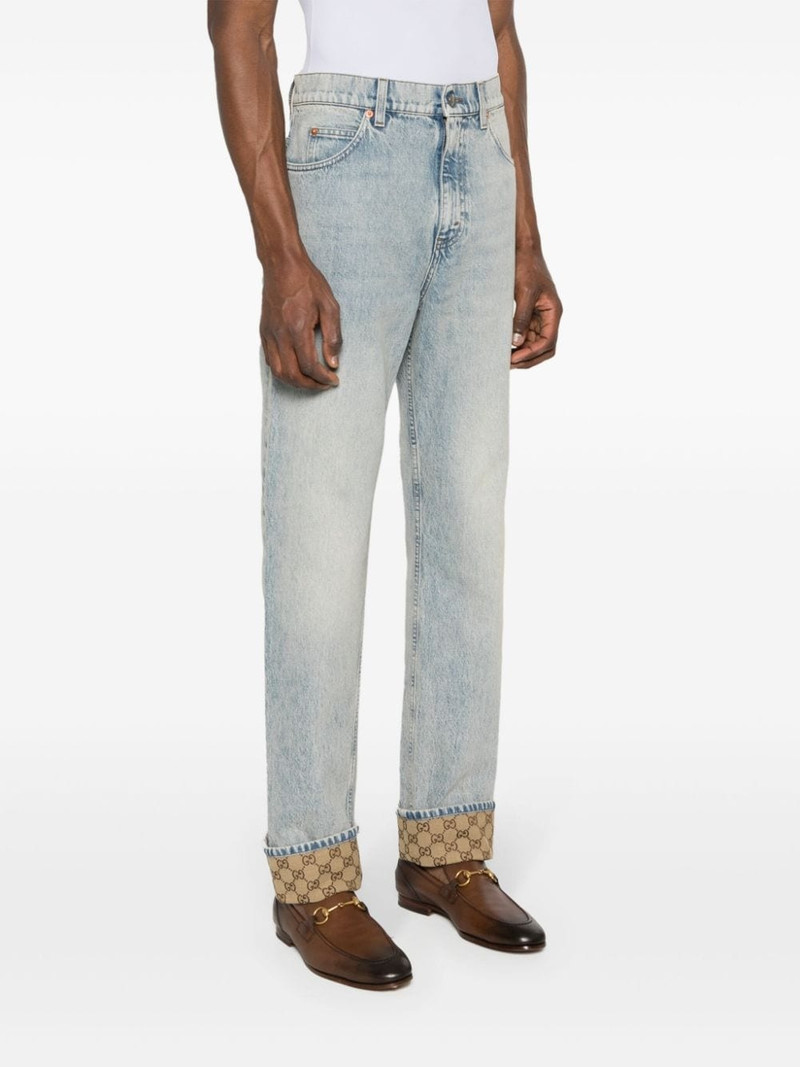 mid-rise straight-leg jeans 3