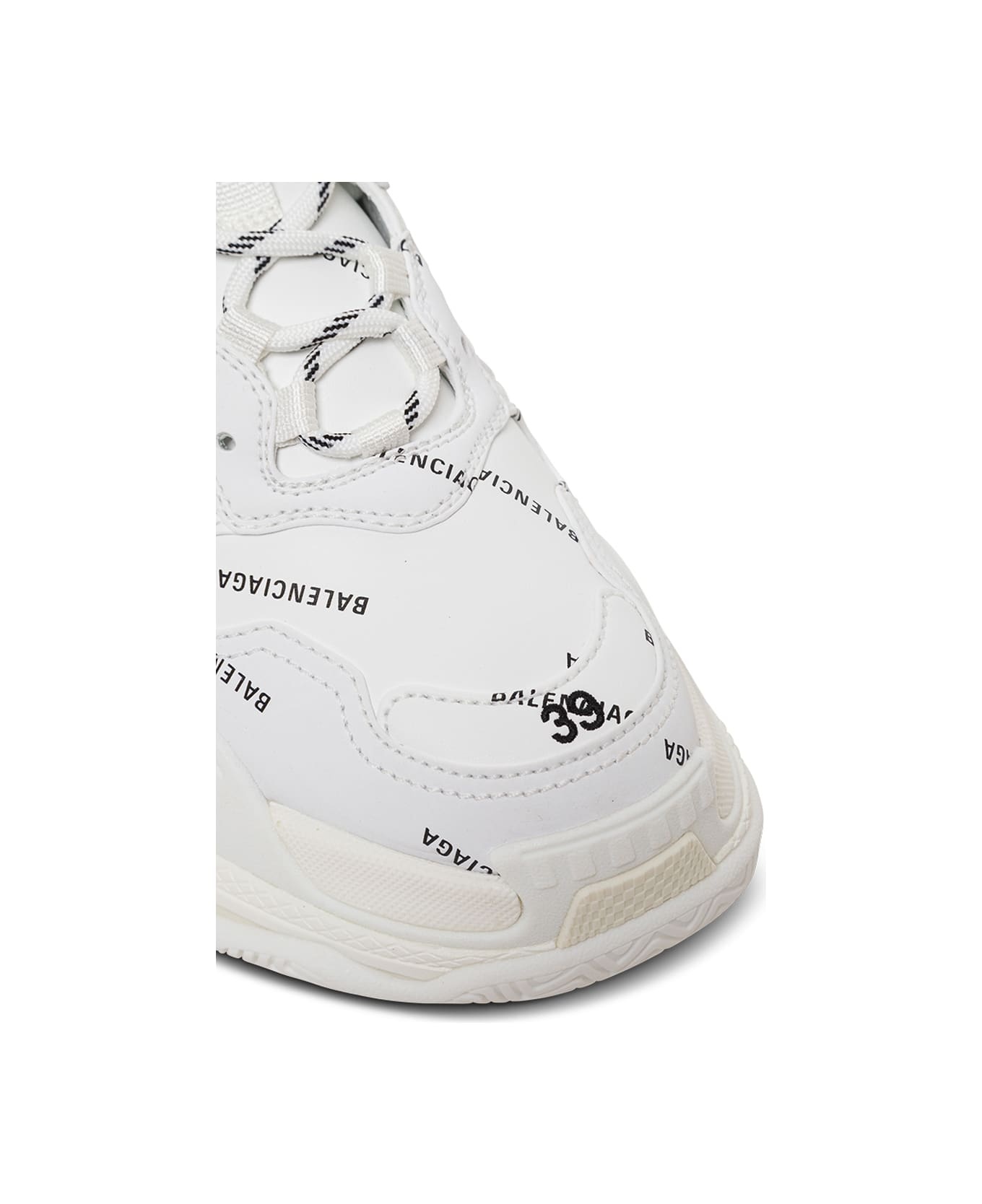 Triple S Sneakers With Allover Logo Print - 4