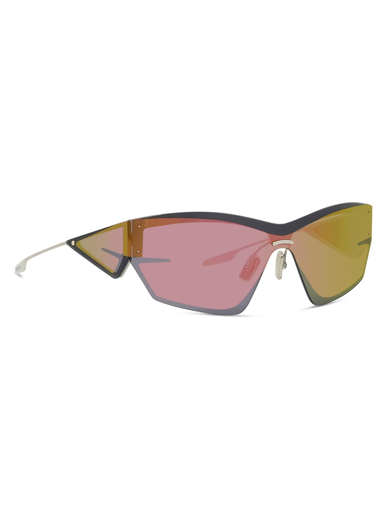 Men's GIV CUT Geometric Sunglasses - Rose Gold Gradient 8