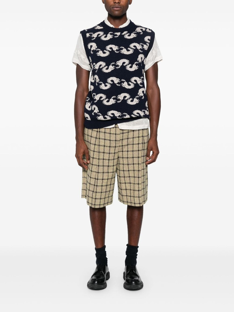 HENRIK VIBSKOV Shrimpy Horse knitted vest outlook