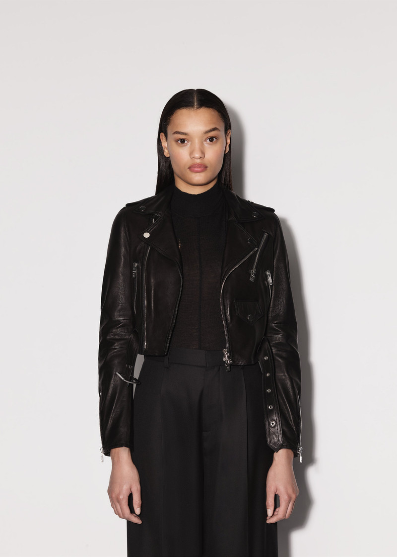 AMIRI LEATHER BIKER JACKET outlook
