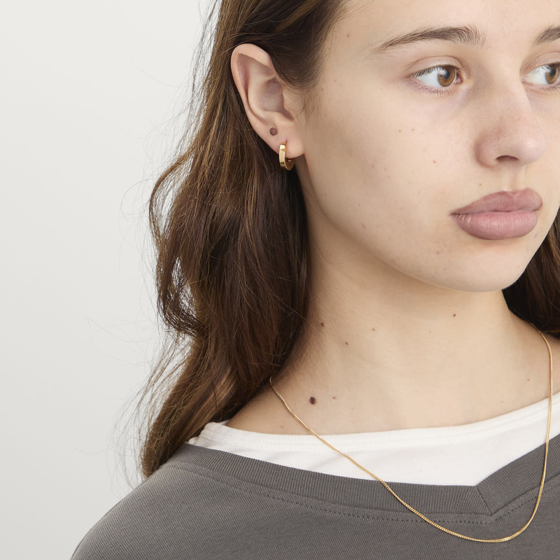 TOM WOOD Tom Wood Beck Hoops Earrings outlook