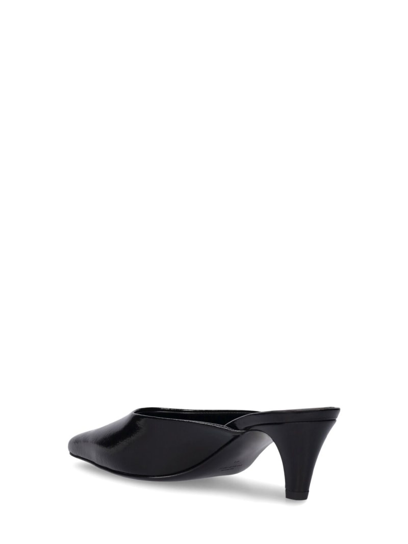 55mm The Patent Leather mule pumps - 4