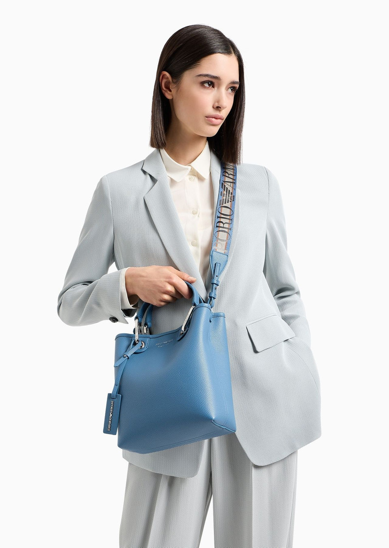 Deer-print MyEA vertical shopper bag 8